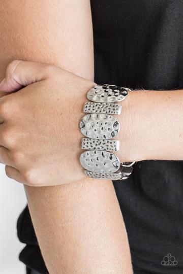 Paparazzi Cave Cache - Silver Bracelet