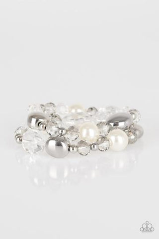 Paparazzi Downtown Dazzle - White