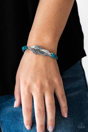 Paparazzi Faster Than FLIGHT - Blue Bracelet