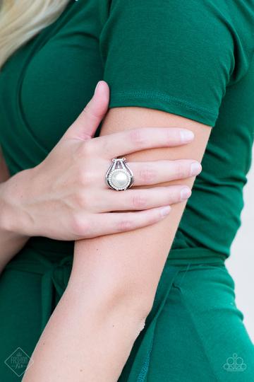 Paparazzi Pampered In Pearls - White
