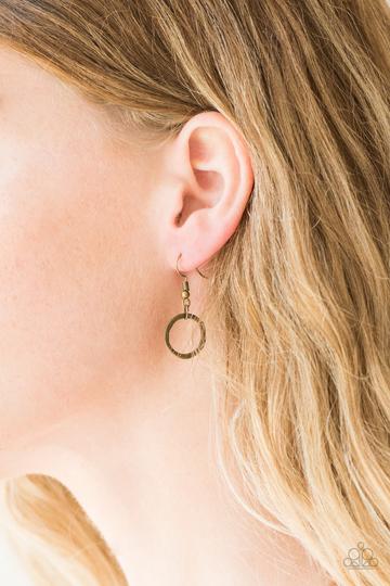 Paparazzi Rippling Relic - Brass Necklace