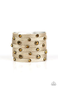 Paparazzi Go-Getter Glamorous - Brass Bracelet