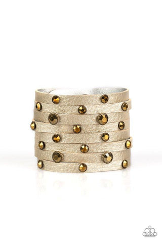 Paparazzi Go-Getter Glamorous - Brass Bracelet