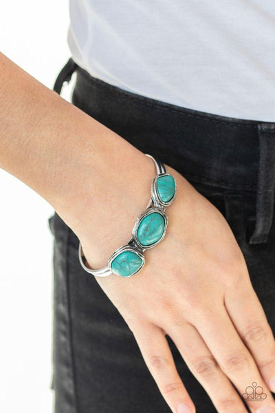 Paparazzi Stone Shop - Blue Bracelet