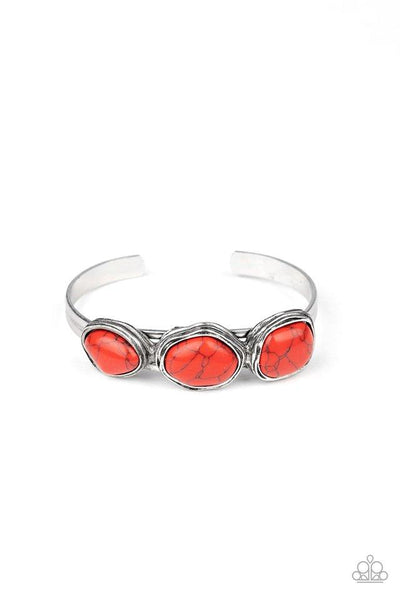 Paparazzi Stone Shop - Red Bracelet