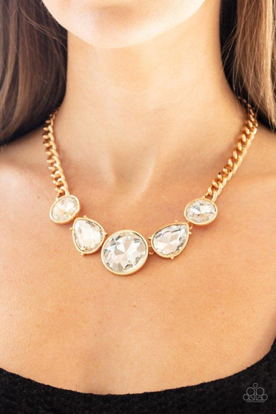 Paparazzi All The World's My Stage - Gold Necklace