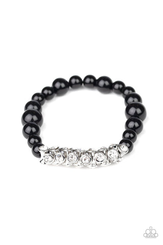 Paparazzi Traffic-Stopping Sparkle - Black BraceletP9RE-BKXX-266XX