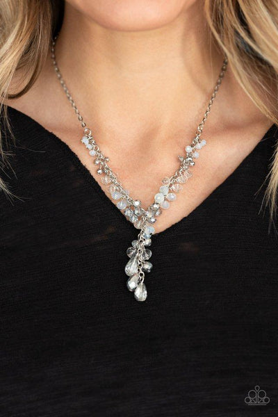 Paparazzi Iridescent Illumination - Silver Necklace