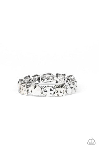 Paparazzi Hammered Harmony - Silver