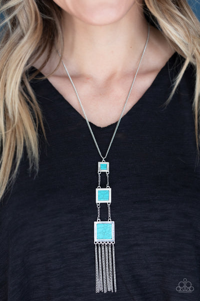 Paparazzi This Land Is Your Land - Blue Necklace