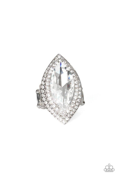 Paparazzi Jaw-Dropping Dazzle - White Ring