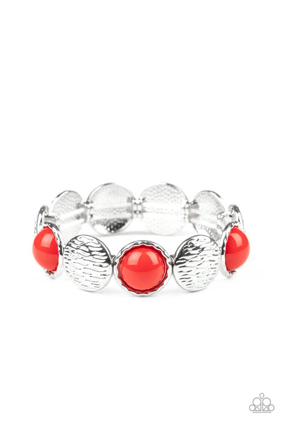 Paparazzi Boardwalk Boho - Red