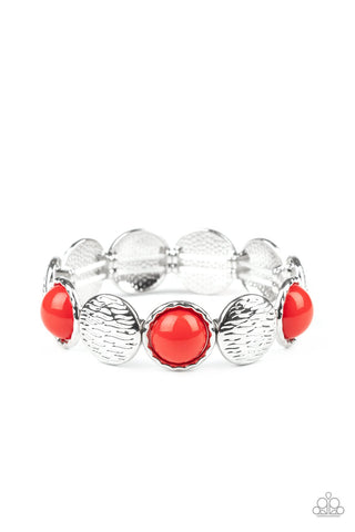 Paparazzi Boardwalk Boho - Red