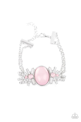 Paparazzi Brilliantly Boho - Pink Bracelet