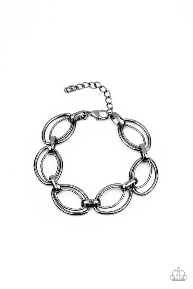 Paparazzi Simplistic Shimmer - Black Bracelet