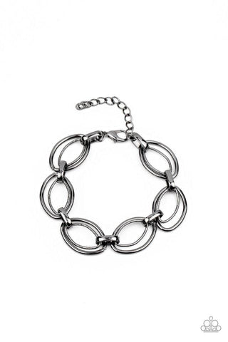 Paparazzi Simplistic Shimmer - Black Bracelet