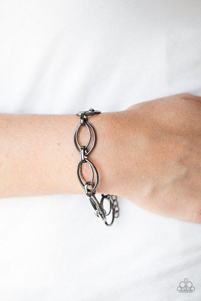 Paparazzi Simplistic Shimmer - Black Bracelet