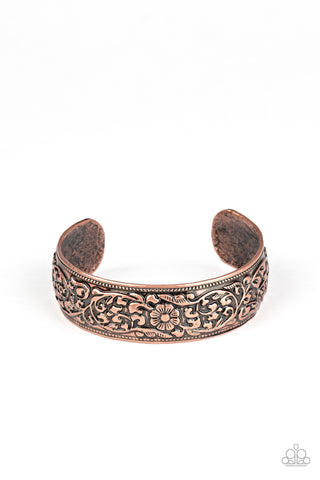 Paparazzi Garden Tropic - Copper Bracelet
