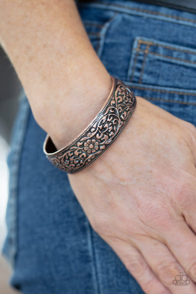 Paparazzi Garden Tropic - Copper Bracelet