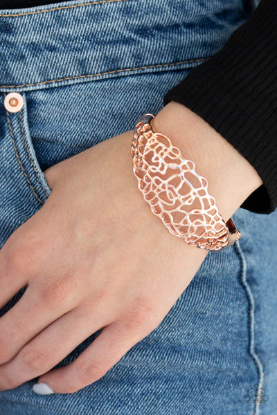Paparazzi Airy Asymmetry - Rose Gold