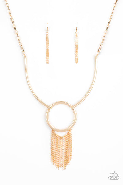 Paparazzi Pharaoh Paradise - Gold Necklace
