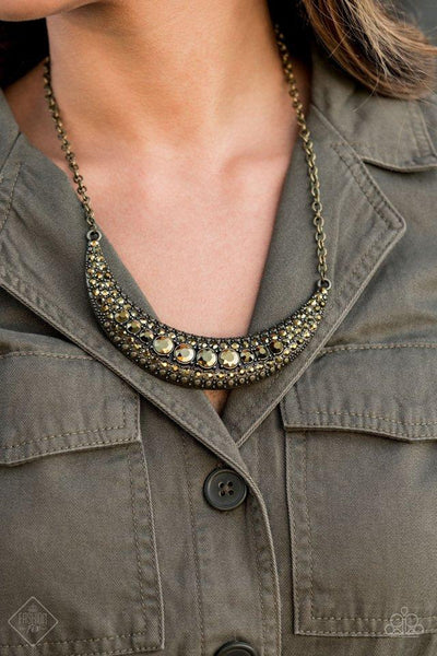 Paparazzi Moon Child Magic - Brass