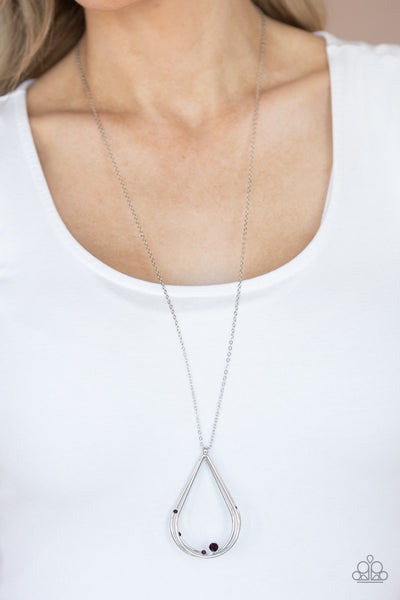 Paparazzi Royal REIGN-Storm - Purple Necklace