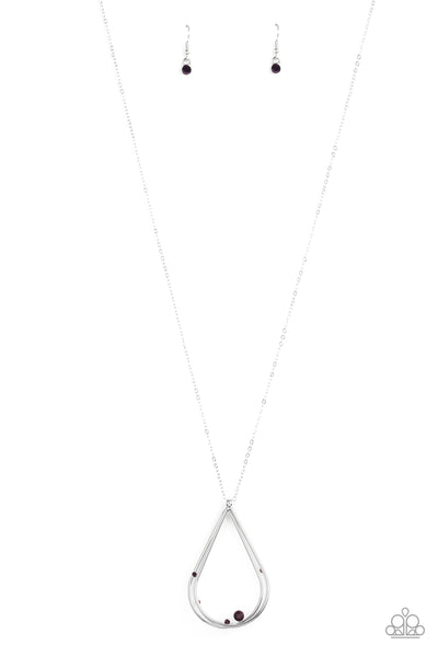Paparazzi Royal REIGN-Storm - Purple Necklace