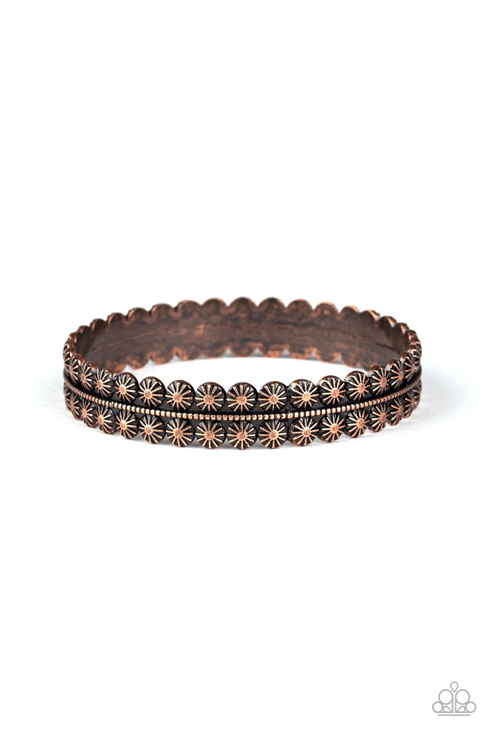 Paparazzi Rustic Relic - Copper Bracelet