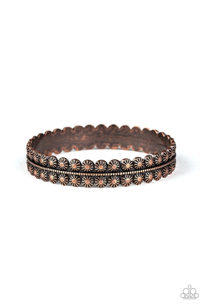 Paparazzi Rustic Relic - Copper Bracelet