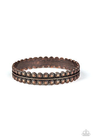 Paparazzi Rustic Relic - Copper Bracelet