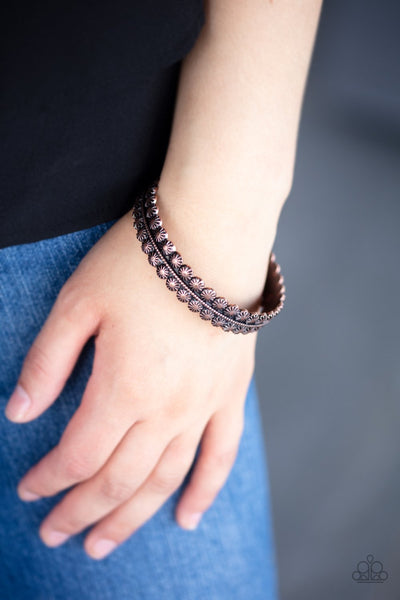 Paparazzi Rustic Relic - Copper Bracelet
