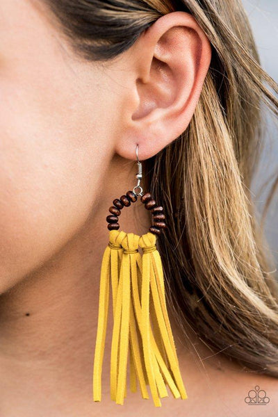 Paparazzi Easy To PerSUEDE - Yellow