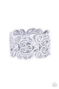 Paparazzi Vintage Romance - Silver Bracelet