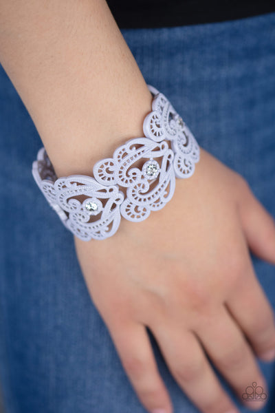 Paparazzi Vintage Romance - Silver Bracelet