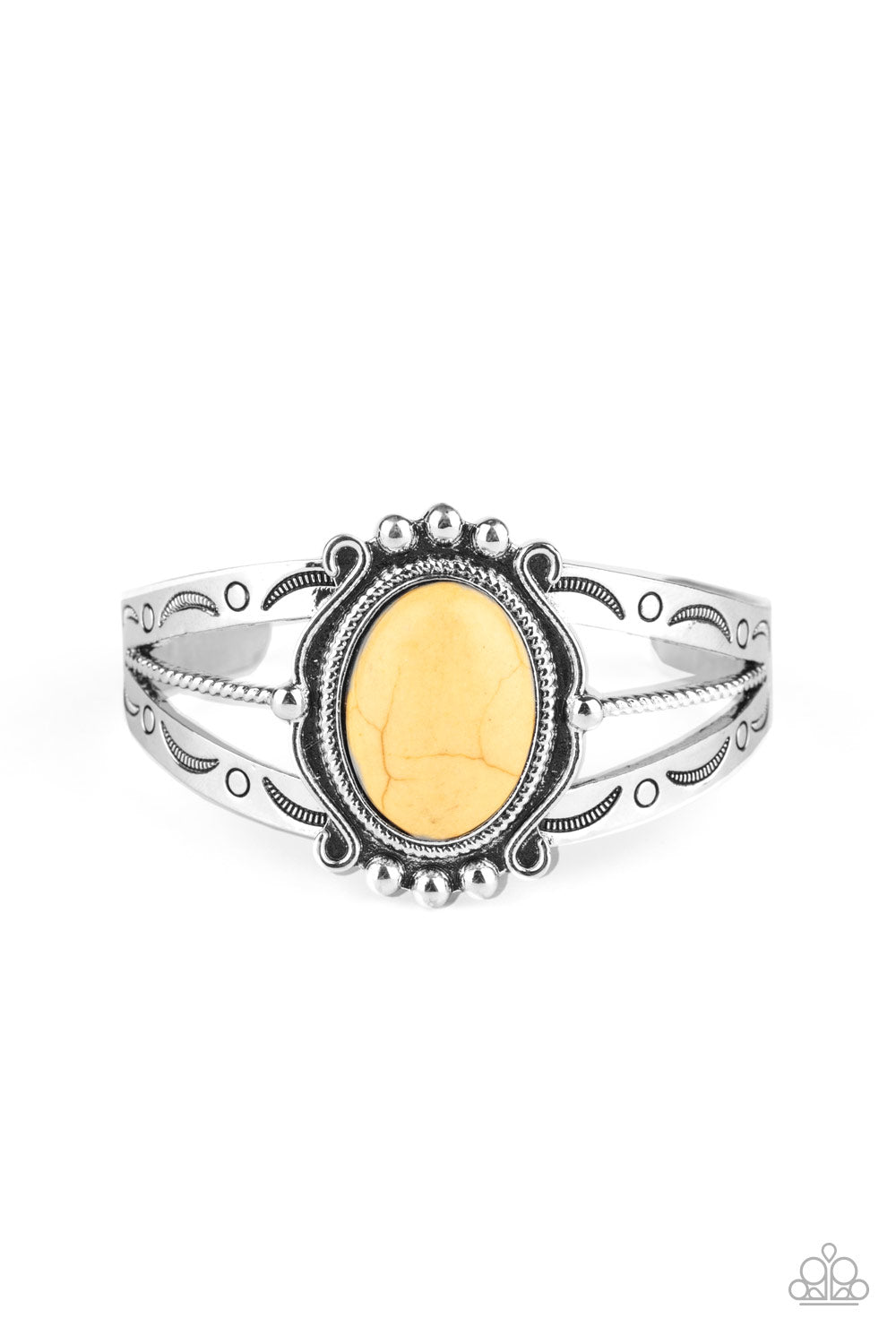 Paparazzi Very TERRA-torial - Yellow Bracelet