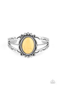 Paparazzi Very TERRA-torial - Yellow Bracelet