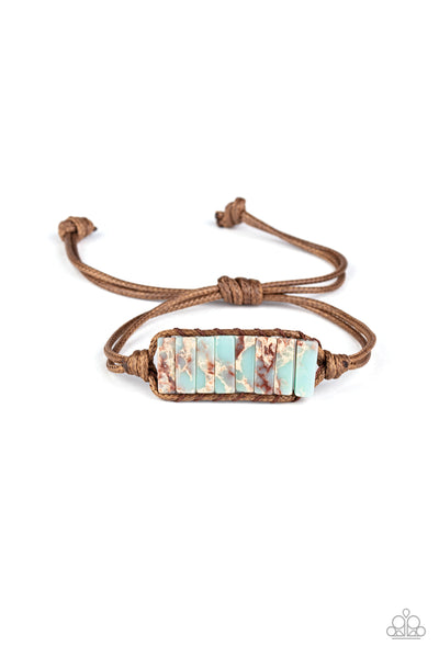 Paparazzi Canyon Warrior - Blue Bracelet
