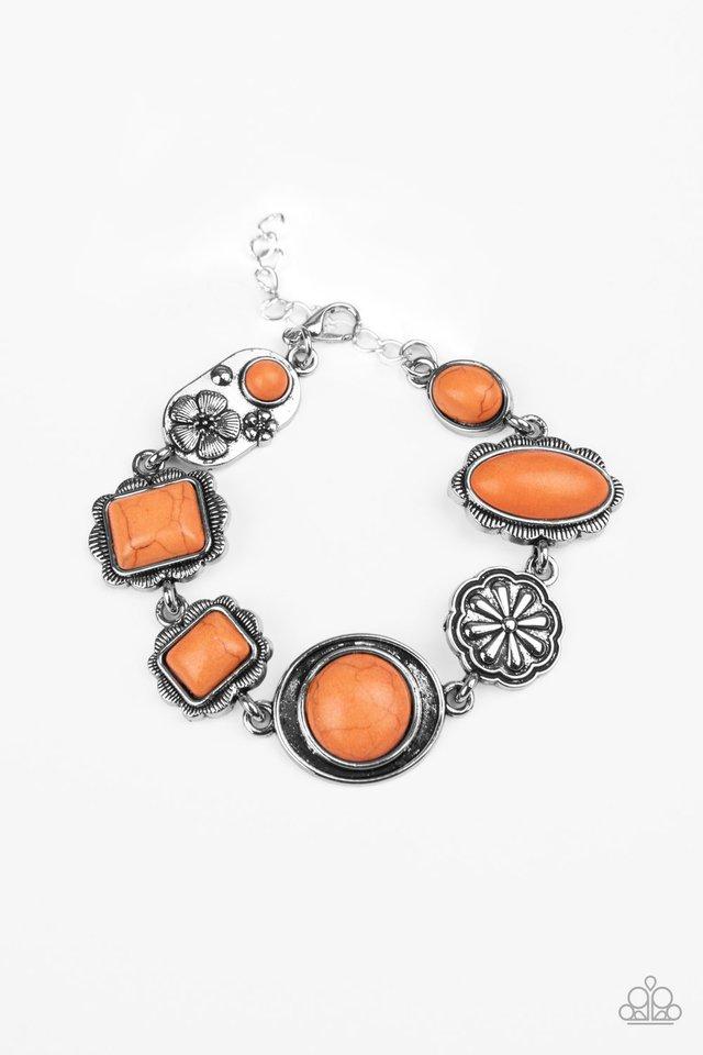 Paparazzi Gorgeously Groundskeeper - Orange Bracelet