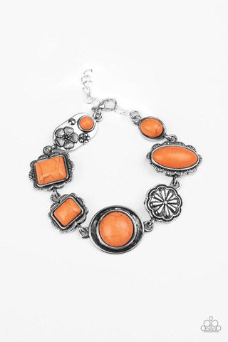 Paparazzi Gorgeously Groundskeeper - Orange Bracelet