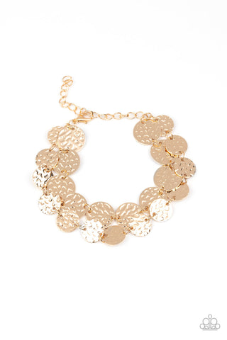 Paparazzi Rooted To The SPOTLIGHT - Gold Bracelet