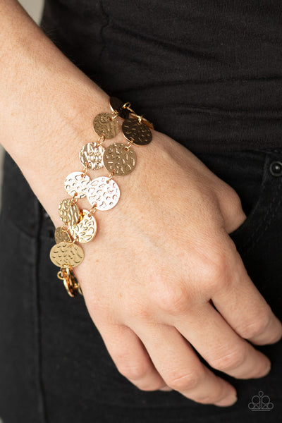 Paparazzi Rooted To The SPOTLIGHT - Gold Bracelet