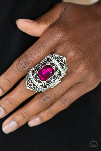 Paparazzi Undefinable Dazzle - Pink Ring