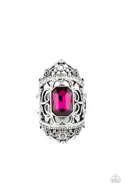 Paparazzi Undefinable Dazzle - Pink Ring