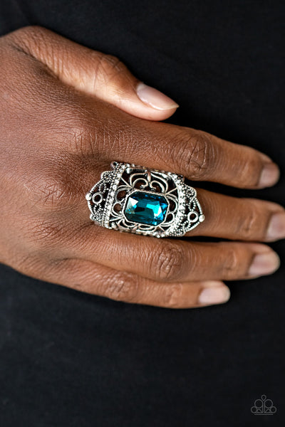 Paparazzi Undefinable Dazzle - Blue Ring