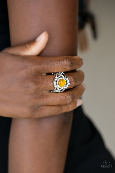 Paparazzi Decadently Dreamy - Yellow Ring
