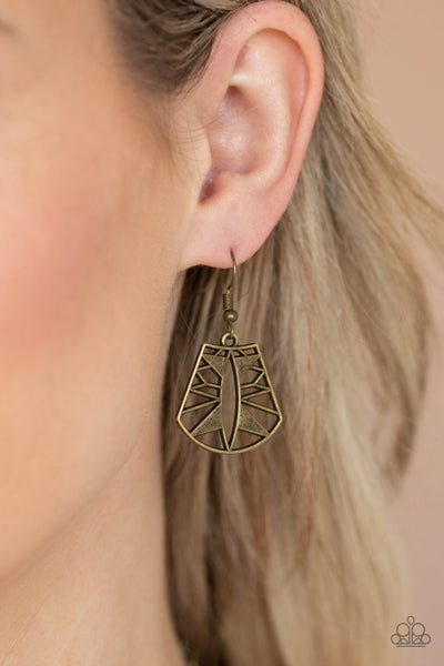 Paparazzi Statement Status - Brass Necklace