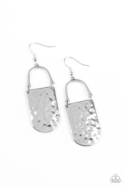 Paparazzi Resort Relic - Silver Earrings