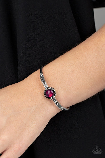 Paparazzi PIECE of Mind - Purple Bracelet