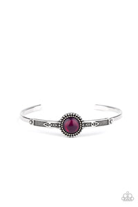 Paparazzi PIECE of Mind - Purple Bracelet